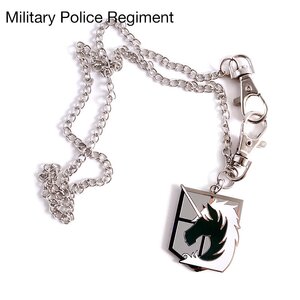 Attack on Titan Emblem Wallet Chains Military Police Regiment