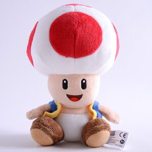 Toad 7" Plushie Red