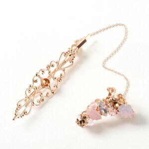 Ear Cuff & Hair Clip Combo Pale Pink
