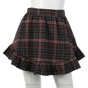 Swankiss MiMi Check Pattern Skirt Green