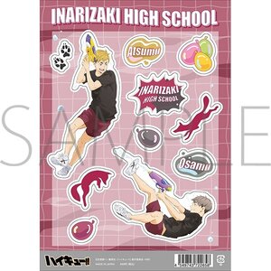 Haikyu!! Season 4 Clear Stickers Atsumu Miya & Osamu Miya