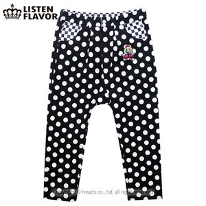 LISTEN FLAVOR Evil Eye Monster Sarouel Pants Dots