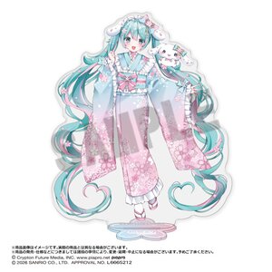 Hatsune Miku x Cinnamoroll Acrylic Stand Yumezakura Ver. [Pre-order]
