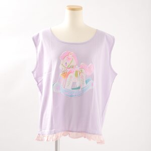 milklim Rocking Horse Frilly Tank Top Lavender