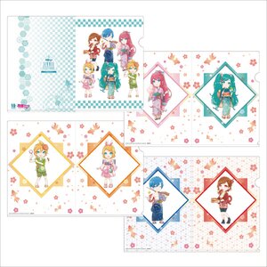 Hatsune Miku Summer Festival A5 Clear File Set: SD Ver.