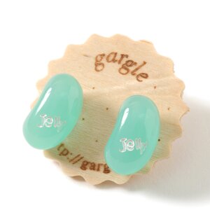gargle Jelly Bean Earrings Mint
