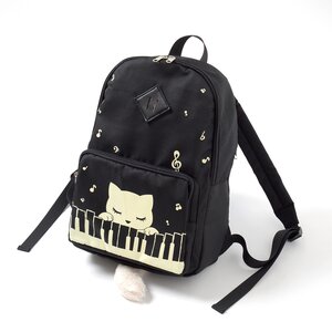 Piano Pooh-chan Backpack Black