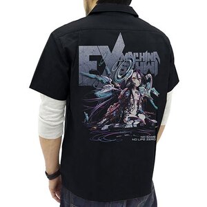 No Game No Life: Zero Schwi Full-Color Black Work Shirt L