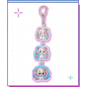Needy Streamer Overload Connecting Acrylic Key Chain Art by Moe Naomi Cho Ten-chan