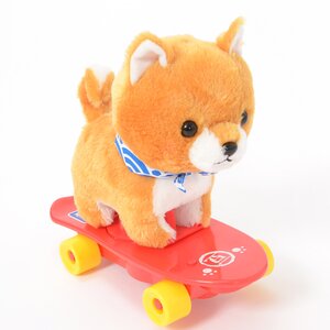 Mameshiba San Kyodai Melody Skateboard Dog Plush Collection Mametaro