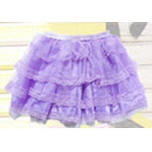 ACDC RAG New 3-Tiered Lace & Tulle Skirt Purple