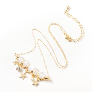 Magical Orbs & Stars Necklace Ivory
