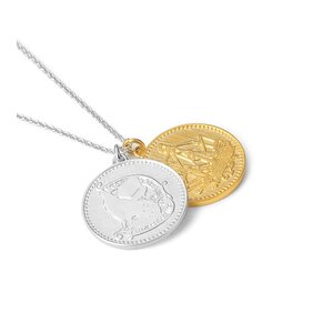 Spice and Wolf Jyuu Ayakura Illustration Coin Necklace