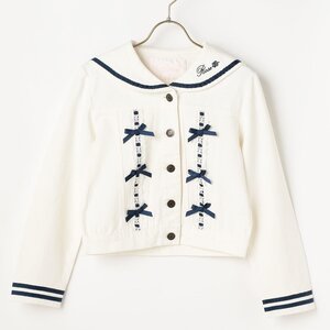 LIZ LISA Sailor Denim Jacket White