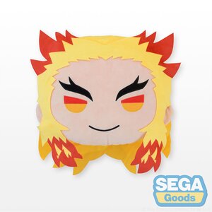 Charamaru Demon Slayer: Kimetsu no Yaiba Kyojuro Rengoku Premium Interior Cushion