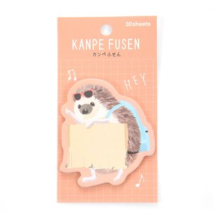 Kanpe Fusen Memos Traveling Hedgehog