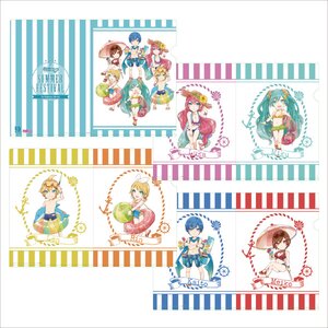 Hatsune Miku Summer Festival A4 Clear File Set: Beach Festival SD Ver.