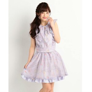 LIZ LISA Ballerina Print Top Purple