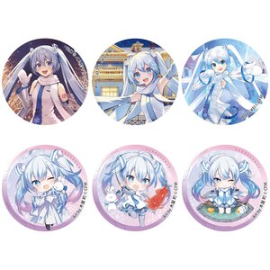 Snow Miku x Hirohako Hakodate Ver. Hologram Trading Pin Badge (1-Pack)