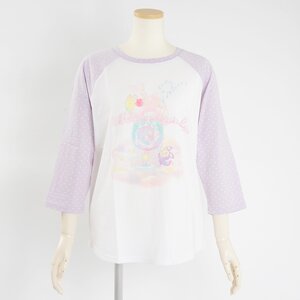 milklim Shuwa Shuwa Magic Long-Sleeved Shirt Lavender x White