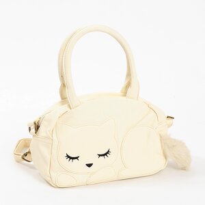 Ohirune Pooh-chan 2-way Boston Bag Ivory