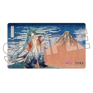 Hatune Miku x Katsushika Hokusai iXima Deskmat Fine Wind, Clear Morning [Pre-order]