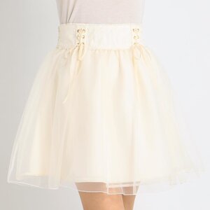 LIZ LISA Tartan Check Skirt White