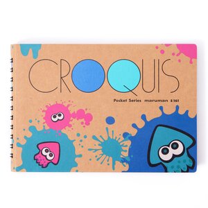 Splatoon Croquis Pocket-Size Sketchbook Squid