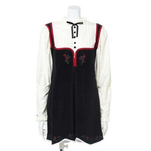 Swankiss Rose Rococo Dresses Black