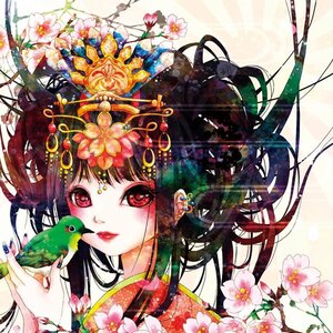 Sakura Exhibition asaki maki Poster Signs of spring