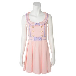 KOKOkim School Idol Sailor Jumper Skirt Light Pink L