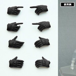 Little Armory-OP3: figma Tactical Gloves (Stealth Black) (Re-run)