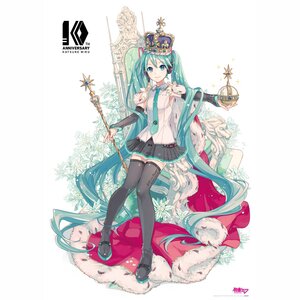 Hatsune Miku 10th Anniversary Canvas Art Panel