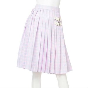 Swankiss Heart Check Skirts Pink