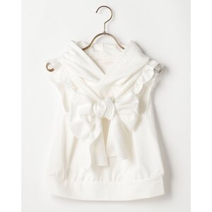 LIZ LISA Ribbon Sleeveless Top White