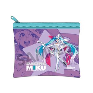 Racing Miku 2024 Mini Clear Flat Pouch Key Visual 1 Ver.