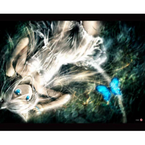 Tapestry: KEI’s “White Cat & Butterfly”