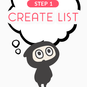 You can create multiple Favorites lists - start by deciding the theme of your list. Holiday Wishlist to share with friends? Collection of your dream kawaii items? List of figures you've acquired? Create a new list either from your Favorites page, or by adding an item to your Favorites and creating a new list from there.