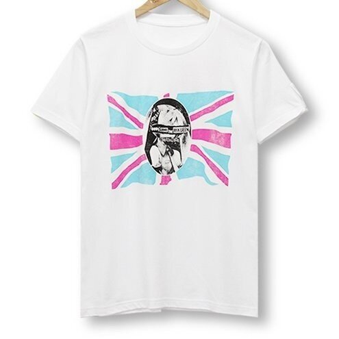 Hatsune Miku God Save the Mikueen White T-Shirt L