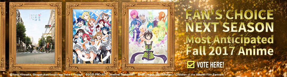 Anime Survey Next Season 2017 Fall