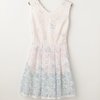 LIZ LISA Checkered Lace Flower Dress