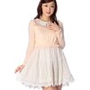 LIZ LISA Flower Lace Collar Dress