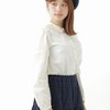 earth music&ecology Double Sleeve Embroidered Blouse