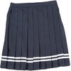 Teens Ever Navy Blue x White Lines High School Uniform Skirt