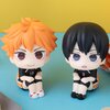 Look Up Series Haikyu!! Shoyo Hinata Uniform Ver. & Tobio Kageyama Uniform Ver. Set w/ Bonus Cushions