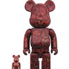 BE@RBRICK M Mika Ninagawa Leather Rose 100% & 400% Set