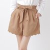 earth music&ecology Embroided Hem Culottes