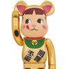 BE@RBRICK Gold-Plated Manekineko Peko 1000%
