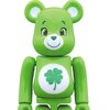 BE@RBRICK Care Bears Good Luck Bear 100%