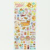 Rilakkuma Rilakku Market Stickers (Blue)